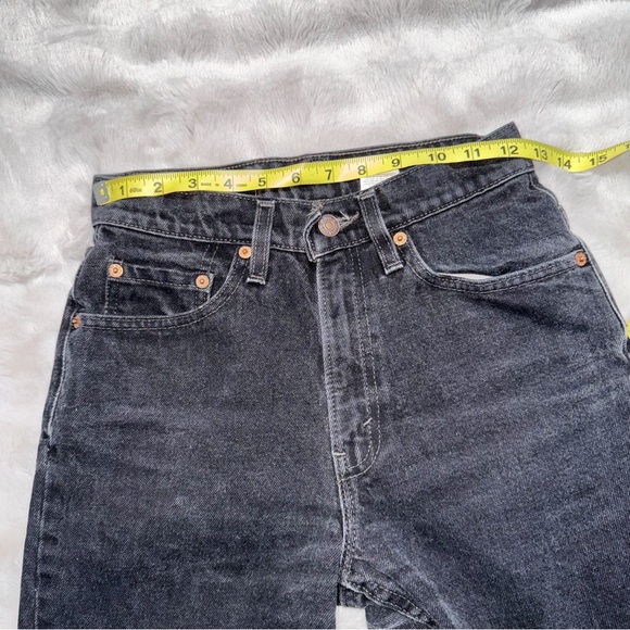 Levi’s Vintage 90s 512 Black Faded Jeans 4/25” - Picture 8 of 11